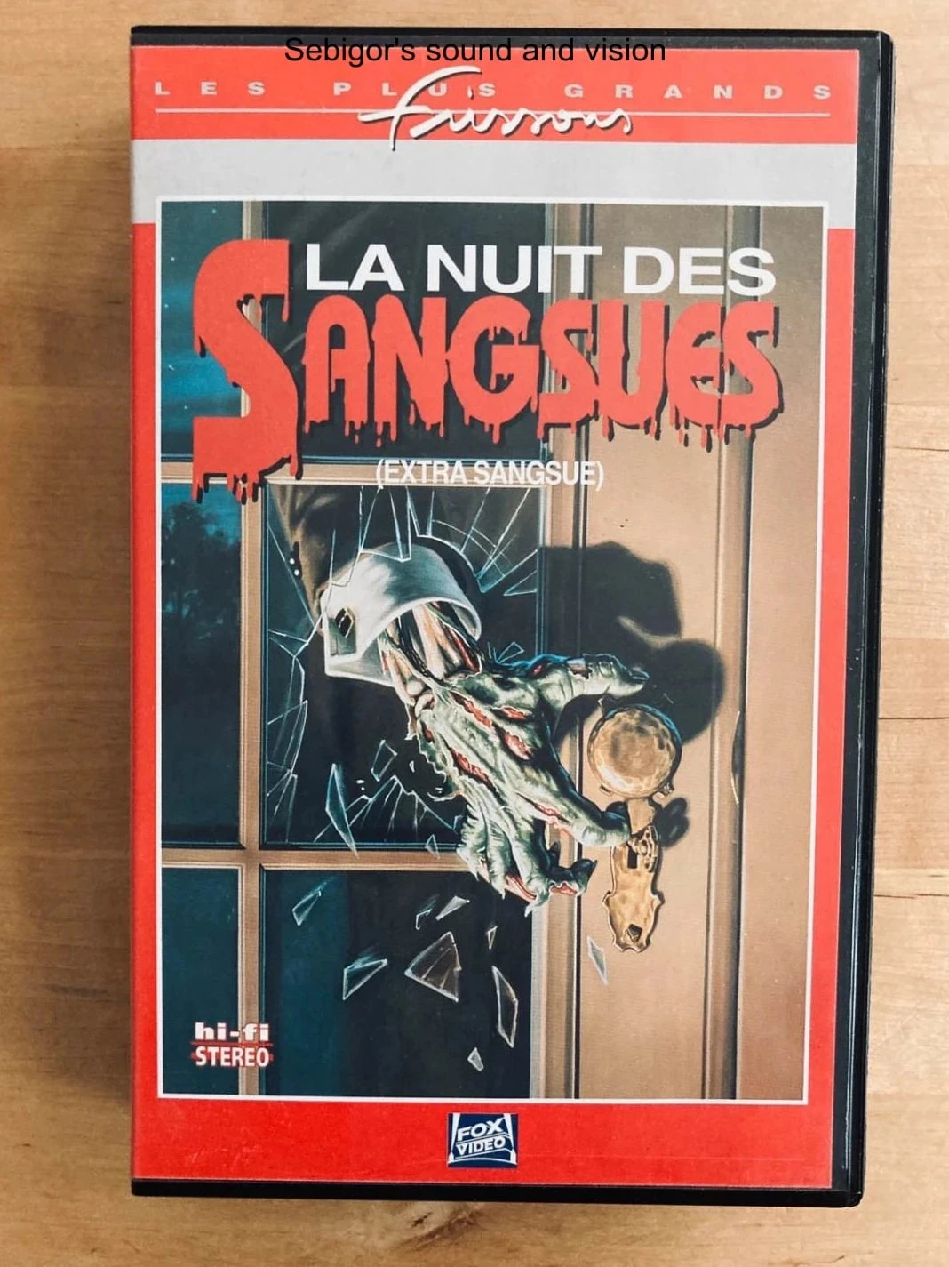 Cassette VHS La nuit des Sangsues.